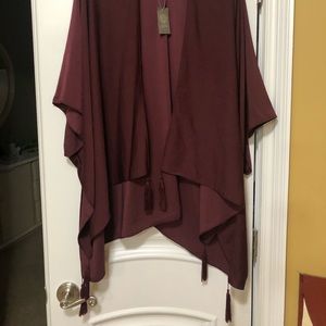 Vince Camuto shawl with tassels. BRAND NEW!